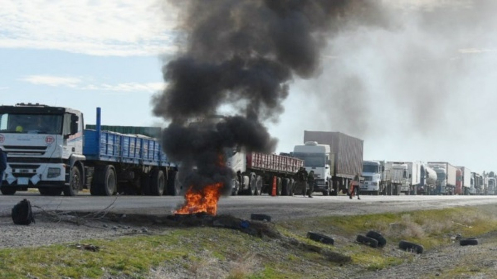 Trelew: Levantaron el corte de la Ruta 3 tras 15 horas